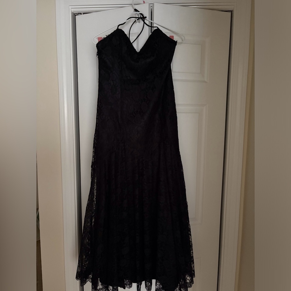 Scott McClintock Black Cocktail Gown
